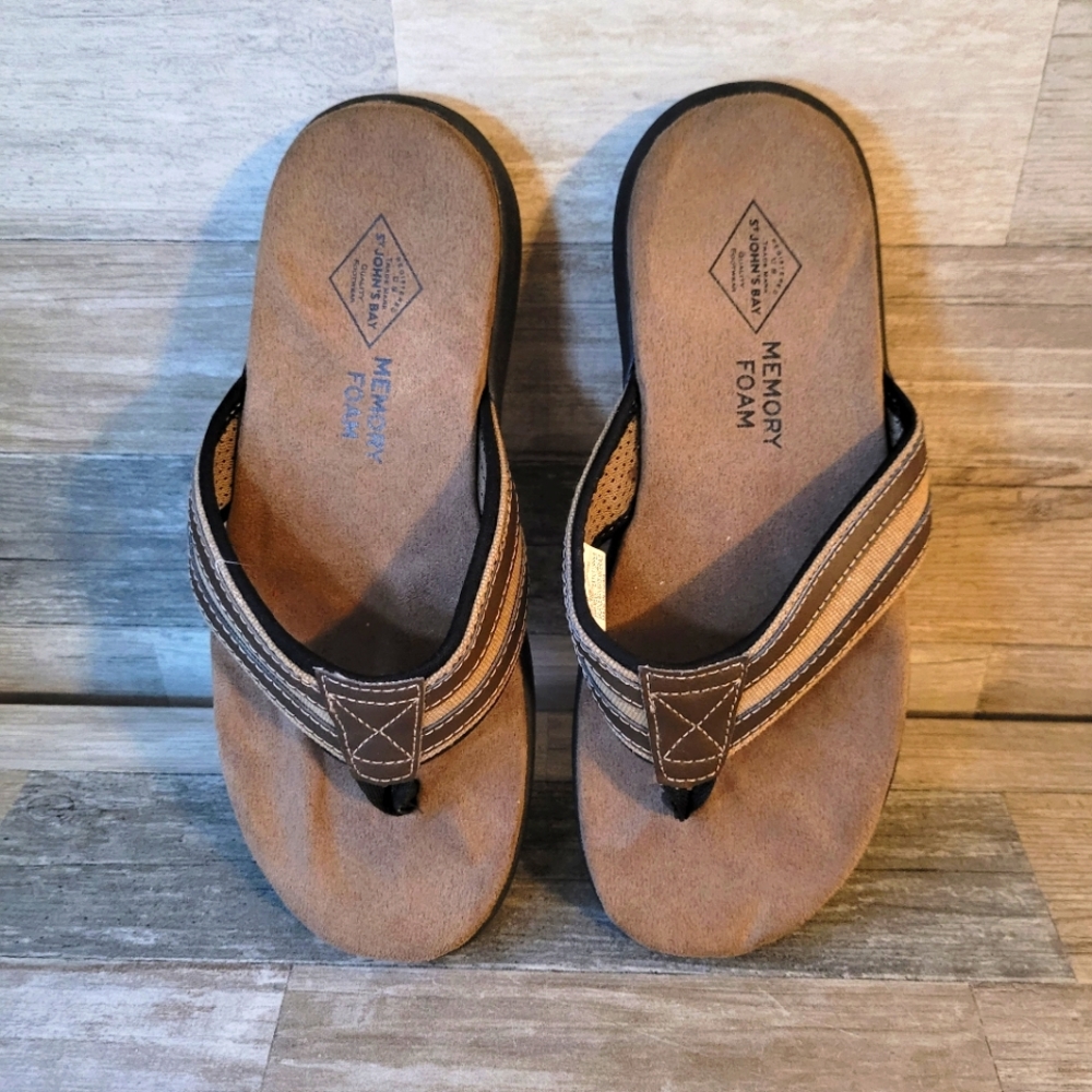 St.Johns Bay Memory Foam Sandals